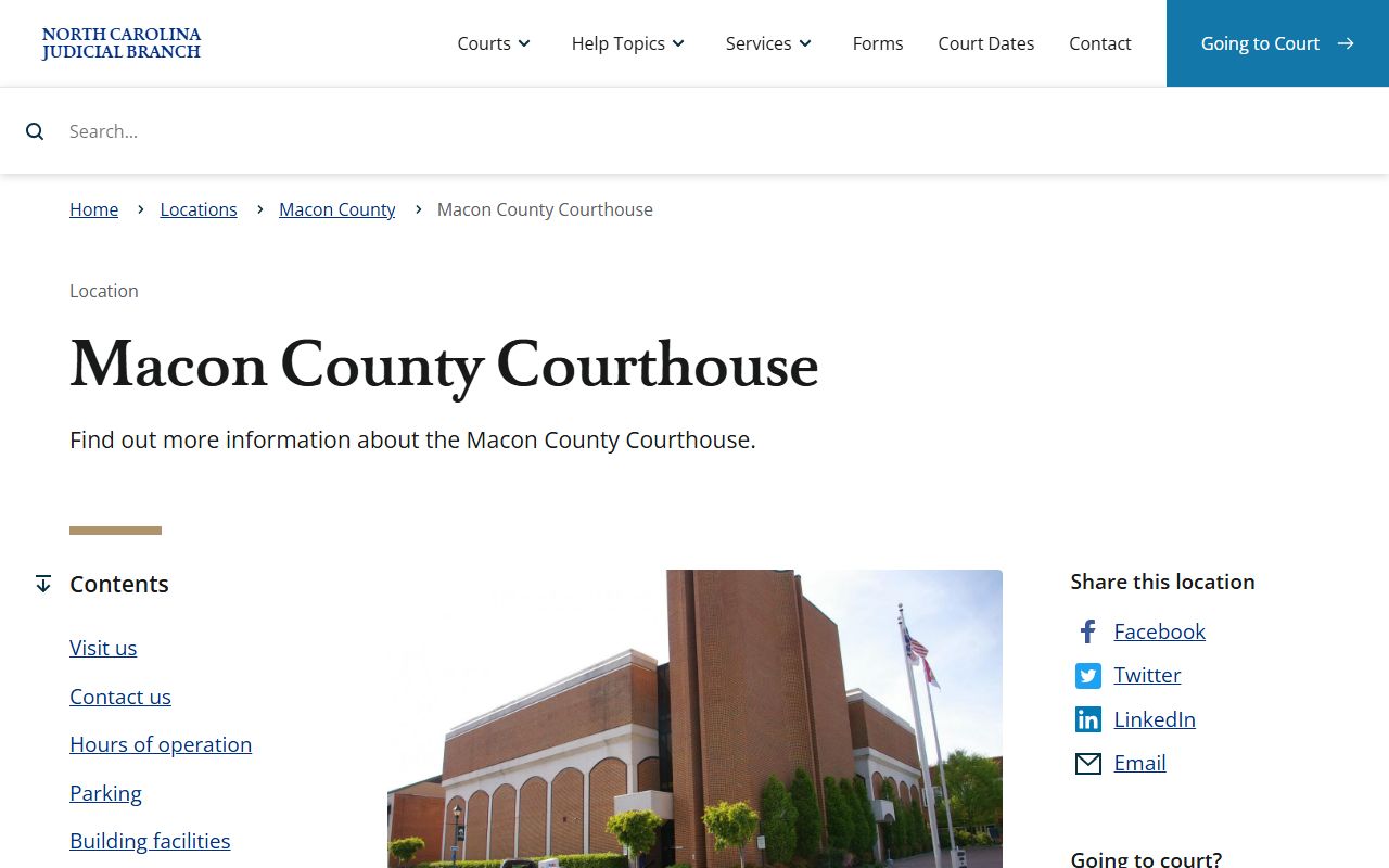 Macon County courthouse court records after arrest page